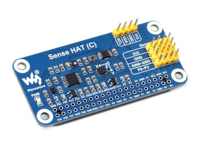 Sensor HAT fr Raspberry Pi @ electrokit (1 av 7)