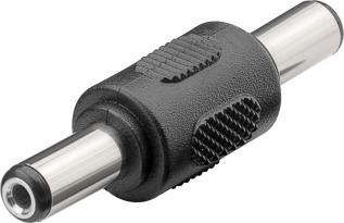 DC dubbelhane 2.1x5.5x9.5mm @ electrokit