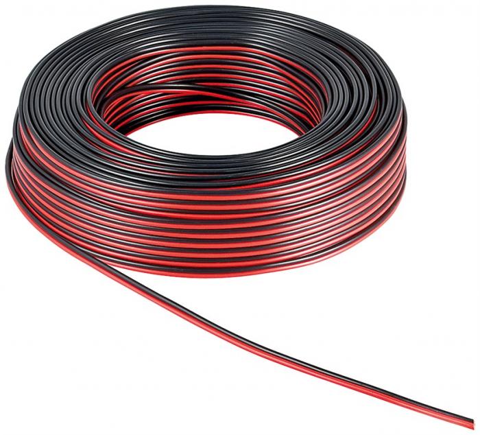 Cable 2x1.5mm Cu red/black 25m @ electrokit (2 of 2)