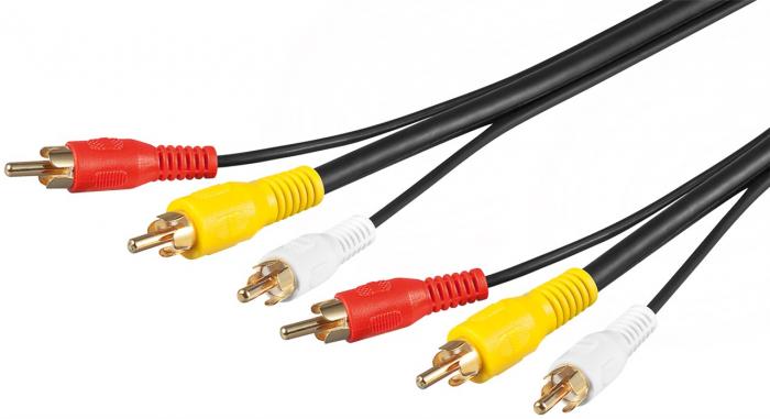 Audio och RG59 video-kabel 3xRCA 1.5m @ electrokit (1 av 1)