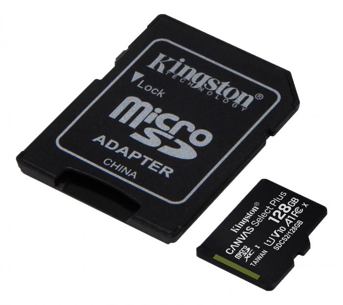 Minneskort microSDXC 128GB Klass 10 A1 @ electrokit (1 av 2)