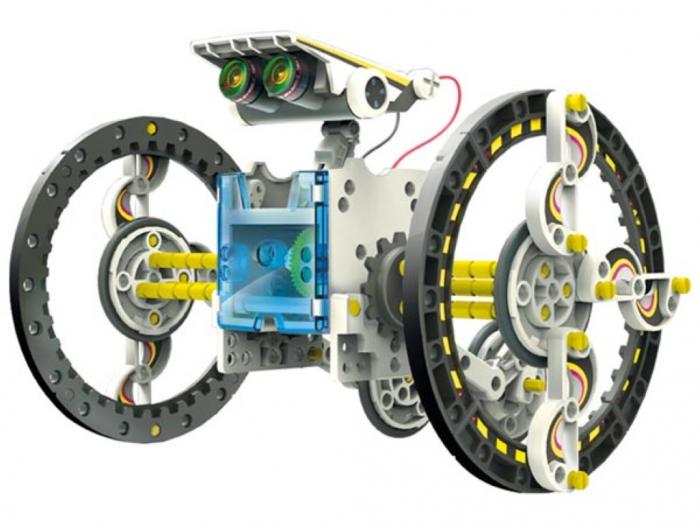 Solenergi-robot 14 i 1 - byggsats @ electrokit (1 av 11)