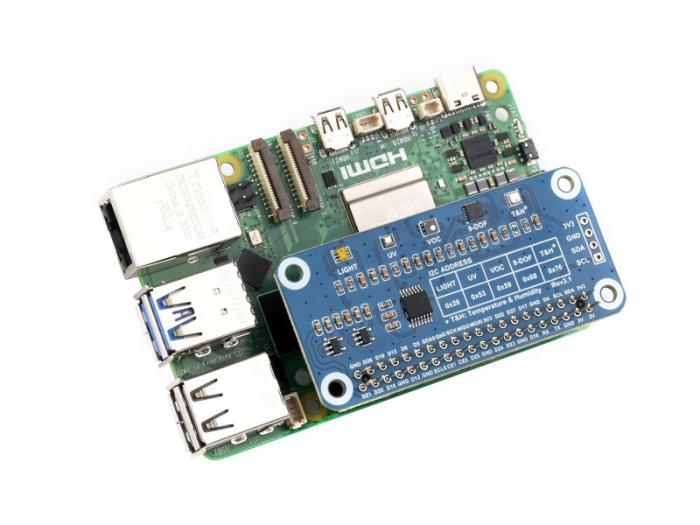 Miljsensor HAT fr Raspberry Pi @ electrokit (5 av 7)