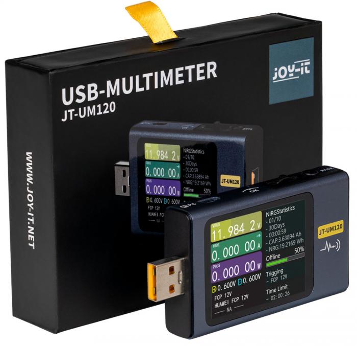 USB-testare med 8 mtfunktioner och QC/PD-analys @ electrokit (4 av 4)