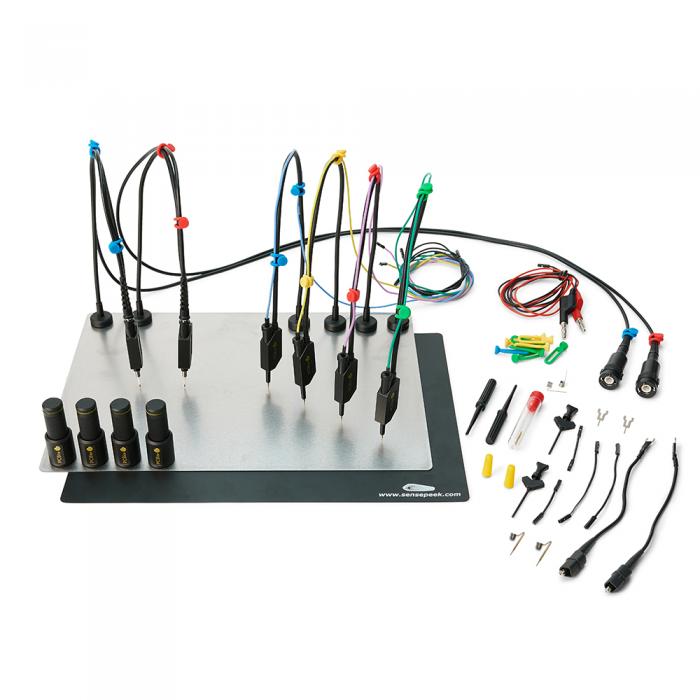 PCBite kit with 2x SQ200 200 MHz and 4x SQ10 handsfree probes @ electrokit (2 av 10)