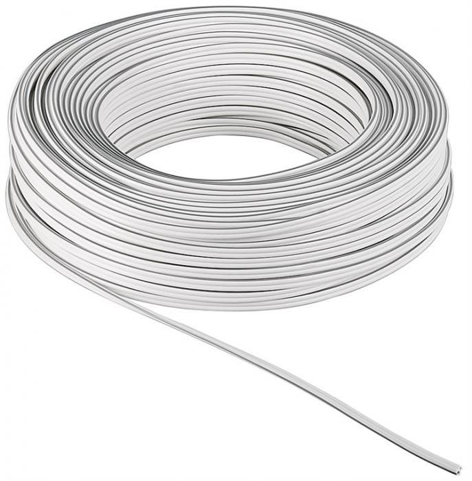 Cable 2x2.5mm CCA white 50m @ electrokit (2 of 2)