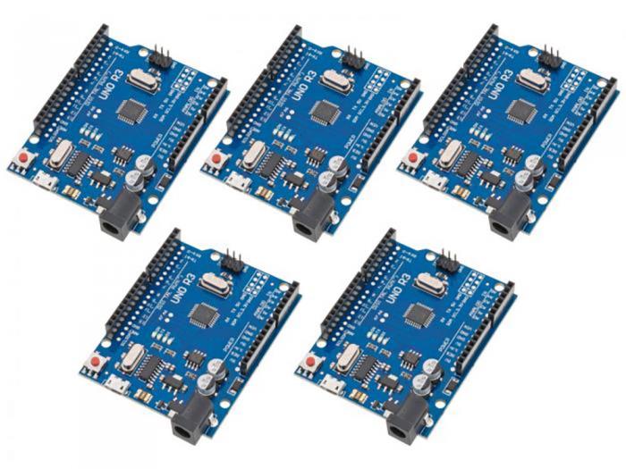 UNO REV3 Arduino-compatible 5-pack @ electrokit (1 of 4)
