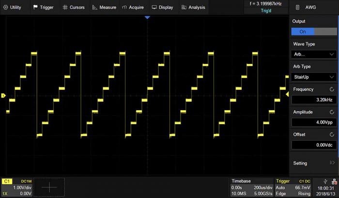 SDS-5000X-FG 25MHz USB Function/Arbitrary Waveform Generator (sw) @ electrokit (1 av 1)