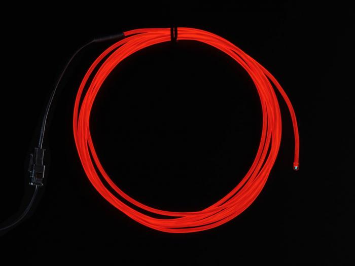 EL-wire 2.5m - red @ electrokit (2 of 2)