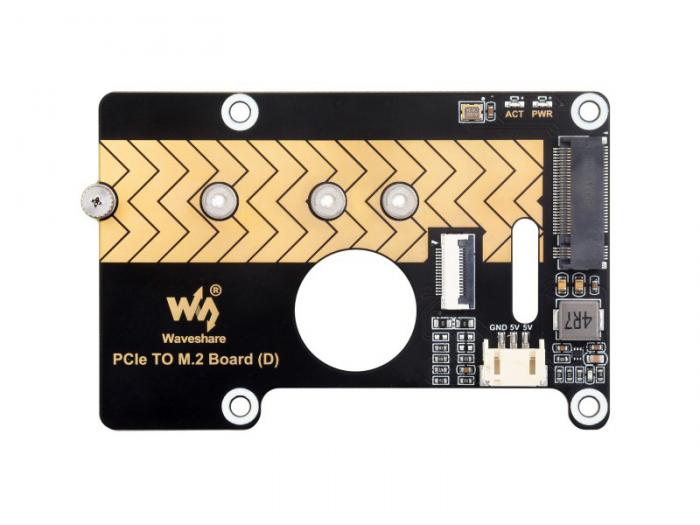 PCIe till M.2 HAT fr Raspberry Pi 5 @ electrokit (2 av 10)