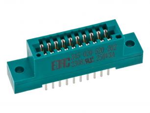 Edge connector 2x10-pin 2.54mm @ electrokit