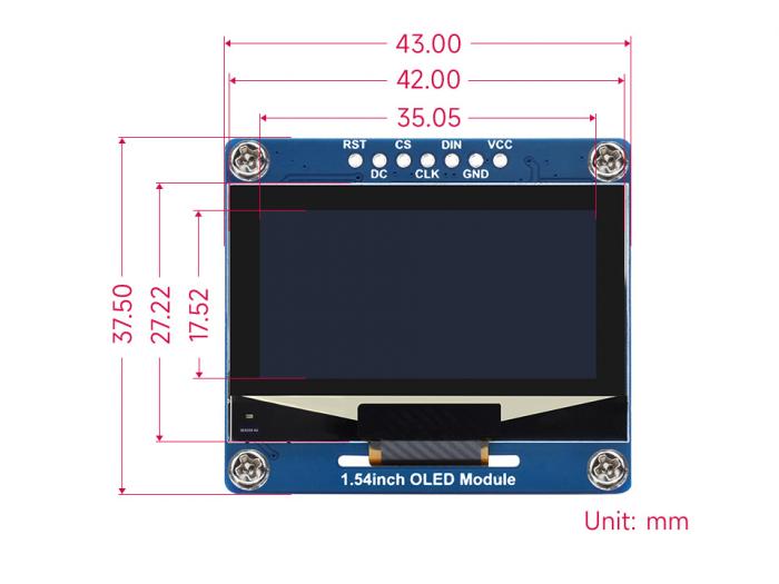 LCD OLED 1.54