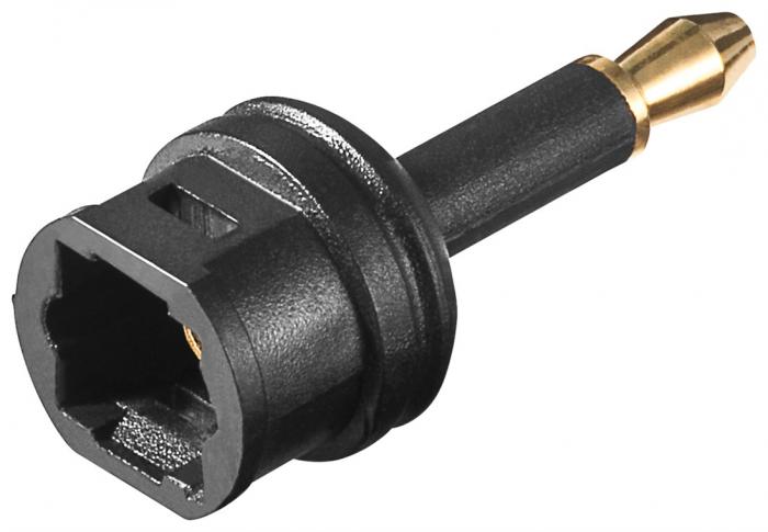 Adapter Mini-Toslink 3.5mm till Toslink @ electrokit (1 av 1)