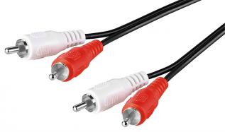 RCA-kabel stereo 1.5m @ electrokit