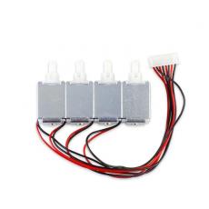 Magnetventil 4-port 8mm 12V @ electrokit