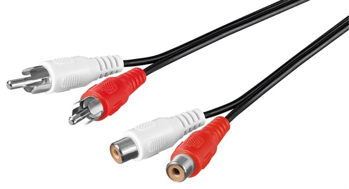 RCA cable stereo extension 1.5m @ electrokit (1 of 1)