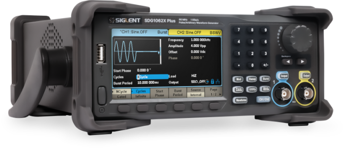 Funktionsgenerator 2-kan 60MHz Siglent SDG1062X+ @ electrokit (3 av 5)