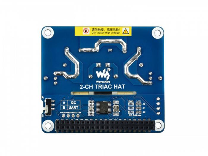 2x Triac HAT fr Raspberry Pi @ electrokit (4 av 11)