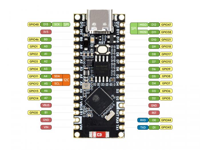 ESP32-S3 development board - Nano compatible @ electrokit (5 of 5)