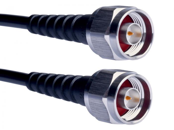 Kabel N-hane till N-hane RG-223 5.0m 6GHz Tekbox @ electrokit (1 av 1)