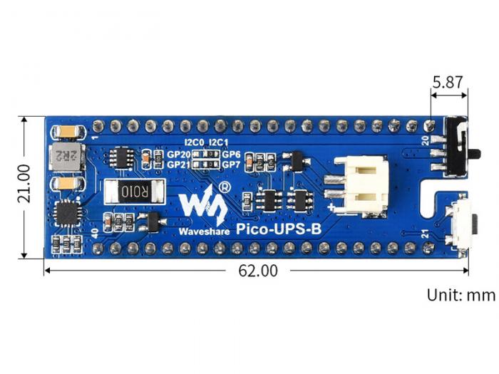 UPS-modul fr Raspberry Pi Pico @ electrokit (7 av 7)