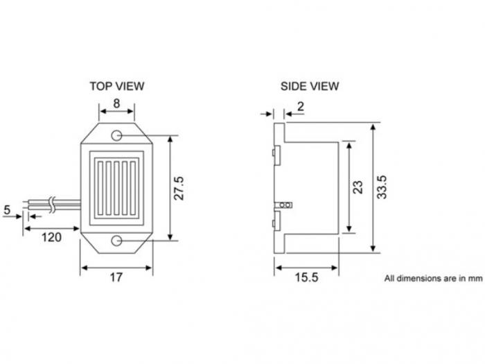 Summer 12V (8-15VDC) 85dB @ electrokit (2 av 2)