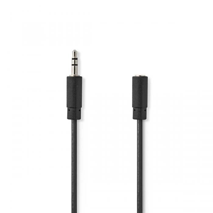 Audiokabel 3.5mm hane/hona 2m stereo @ electrokit (1 av 2)