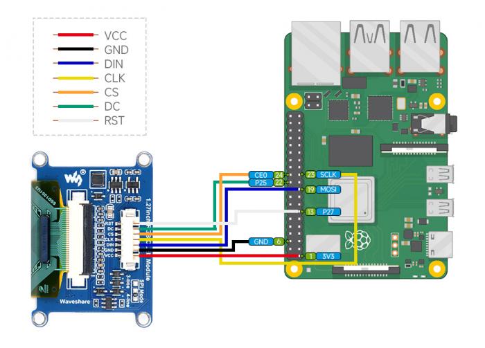 LCD OLED 1.27