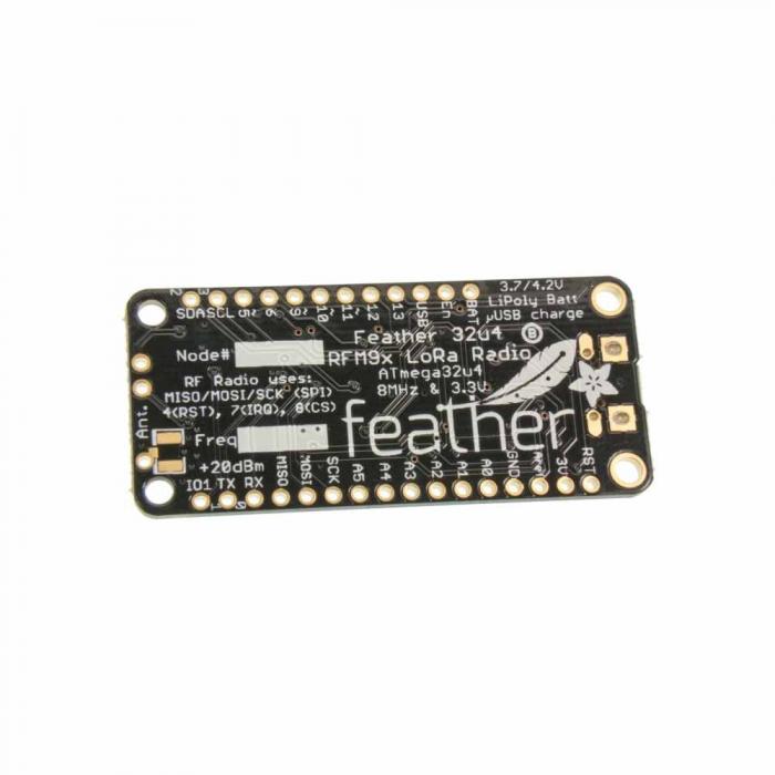 Adafruit Feather 32u4 - RFM95W 868 MHz @ electrokit (2 av 2)