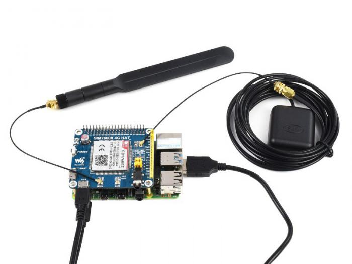 4G / GNSS HAT fr Raspberry Pi SIM7600E-H @ electrokit (5 av 10)