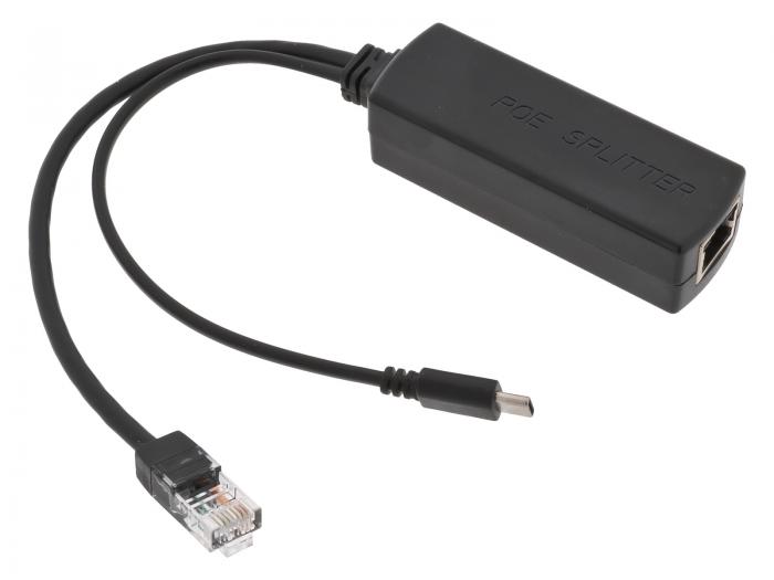 PoE Splitter 5V/2A to USB-C @ electrokit (1 of 2)