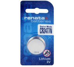 CR2477N batteri litium 3V Renata @ electrokit