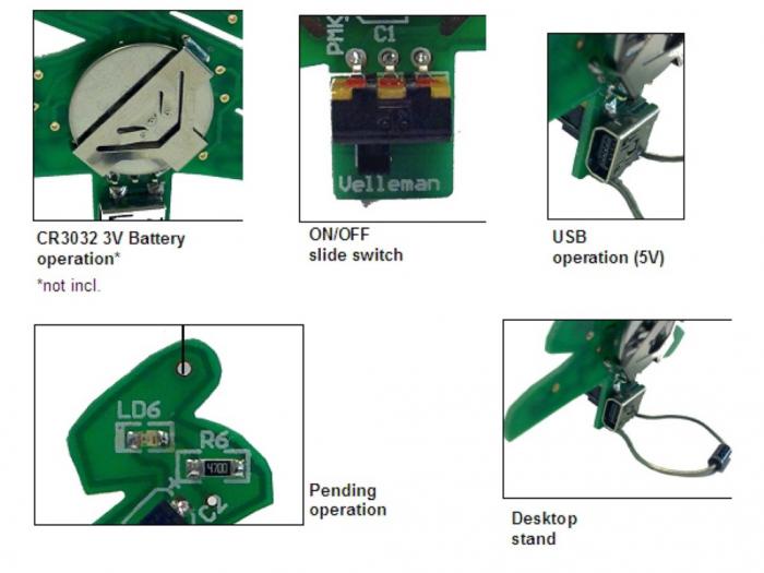 Flashing christmas tree USB 7 LED SMD @ electrokit (4 of 5)