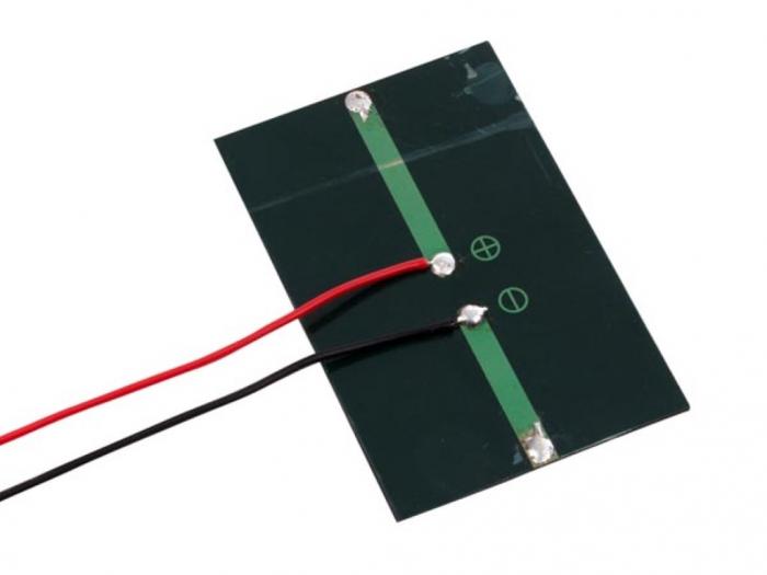 Polykristallin solcell 0.5V 800mA 0.4W @ electrokit (2 av 2)