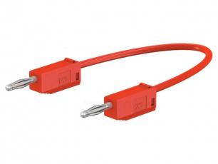 Test lead 2mm plug 300mm red @ electrokit