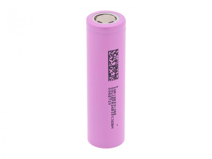 Batteri Li-Ion 18650 cell 3.6V 2600mAh @ electrokit (2 av 2)