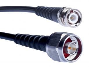 Cable N male to BNC male RG-223 0.75m 4GHz Tekbox @ electrokit