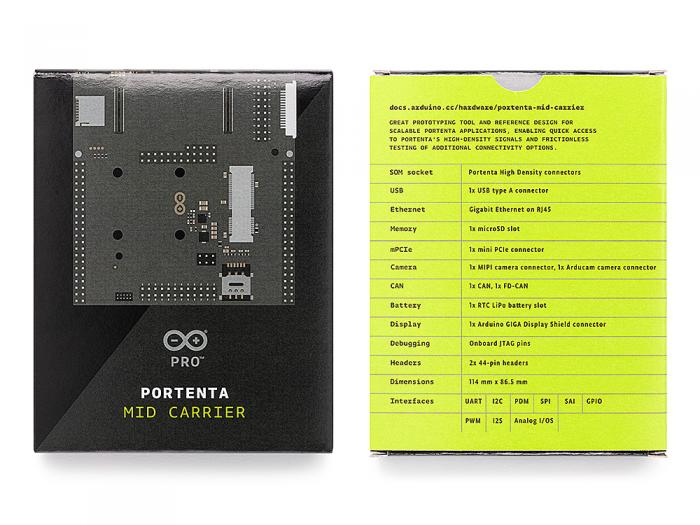 Arduino Portenta Mid Carrier @ electrokit (5 av 5)