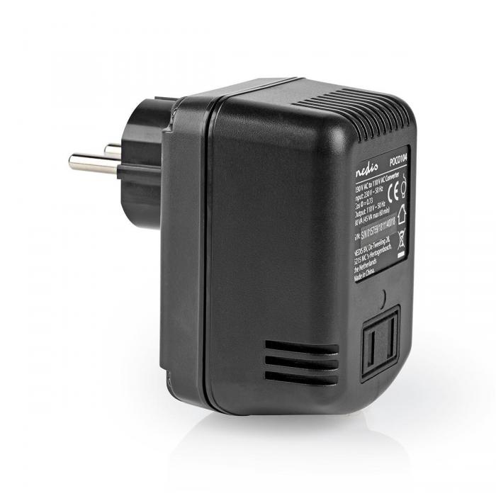 Step-down converter 230-110 VAC 45VA - EU to USA adapter @ electrokit (1 of 3)