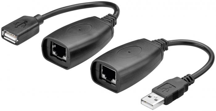 USB Extension Adapter 40m CAT Cable @ electrokit (2 of 2)