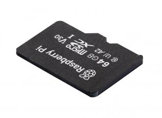 Raspberry Pi A2-Class 64GB SD Card @ electrokit