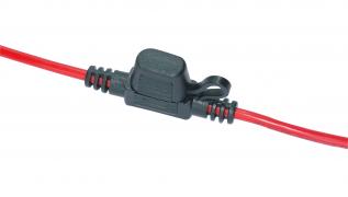 MINI Blade fuse holder 10A with cable @ electrokit