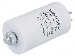 Motor capacitor 16uF 450VAC @ electrokit