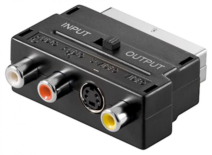 Scart-adapter RCA och S-video in/ut @ electrokit (1 av 1)