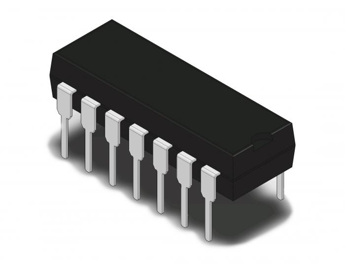 UPC1351C DIP-14 Audio amplifier 450mW Mfg: NEC @ electrokit (1 av 1)