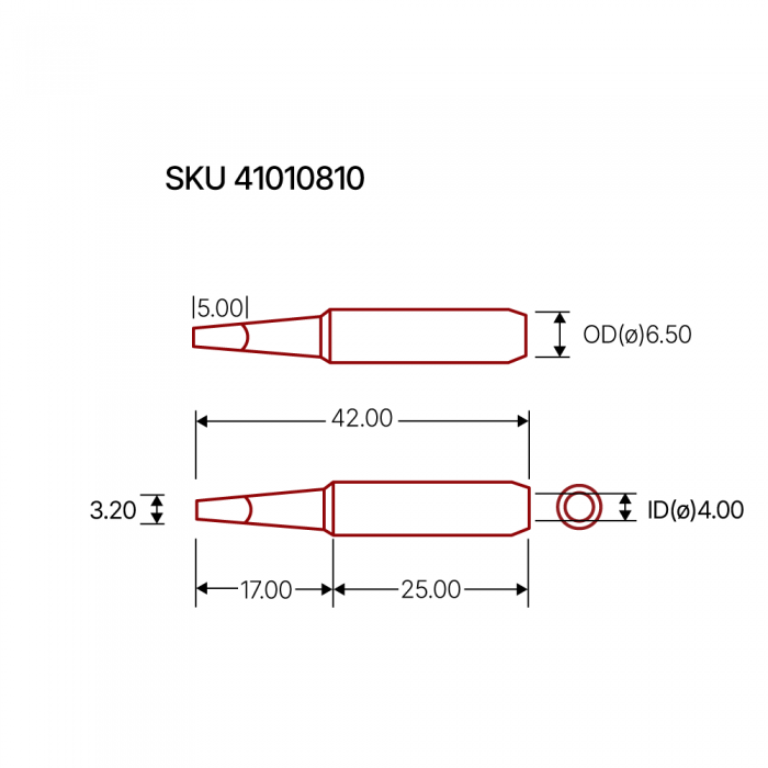 Ldspets 3.2mm BITC60N4 @ electrokit (2 av 2)