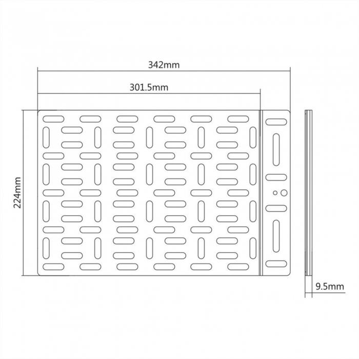 VESA mediahllare 22x30cm @ electrokit (2 av 3)