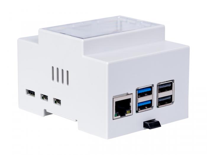 Inbyggnadslda fr Raspberry Pi 5 - DIN-skena @ electrokit (1 av 3)