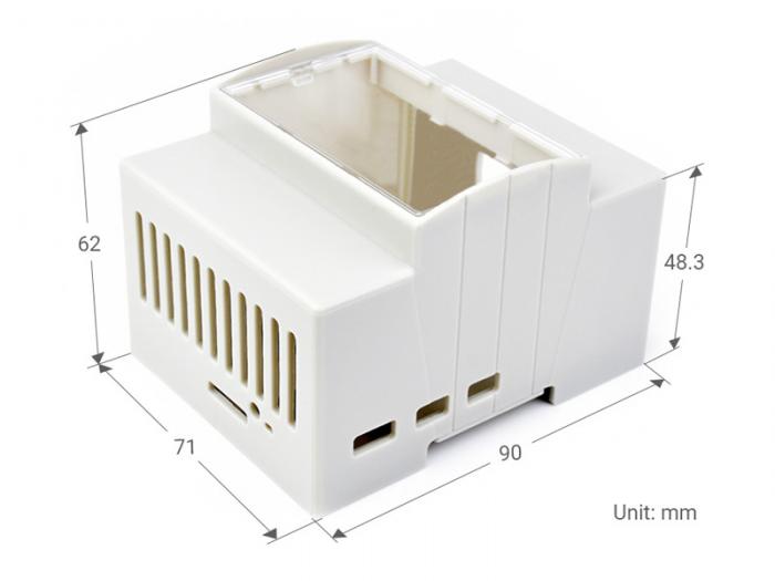 Inbyggnadslda fr Raspberry Pi 5 DIN-skena @ electrokit (7 av 7)