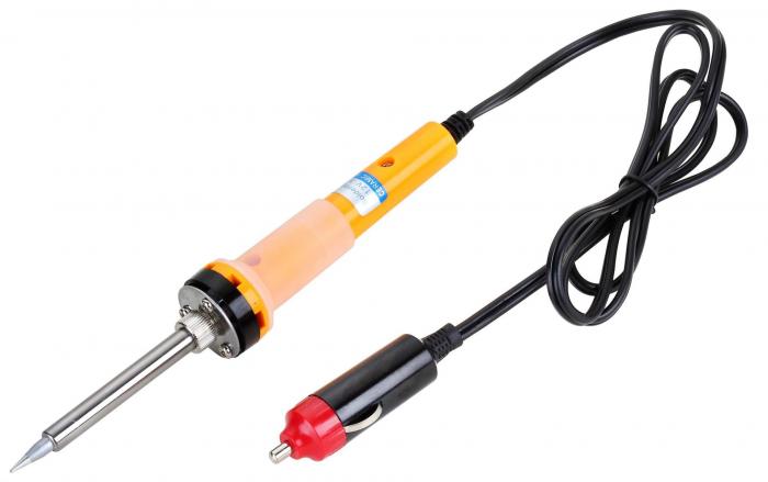 Soldering iron 12V 40W cigarette lighter plug @ electrokit (1 of 1)